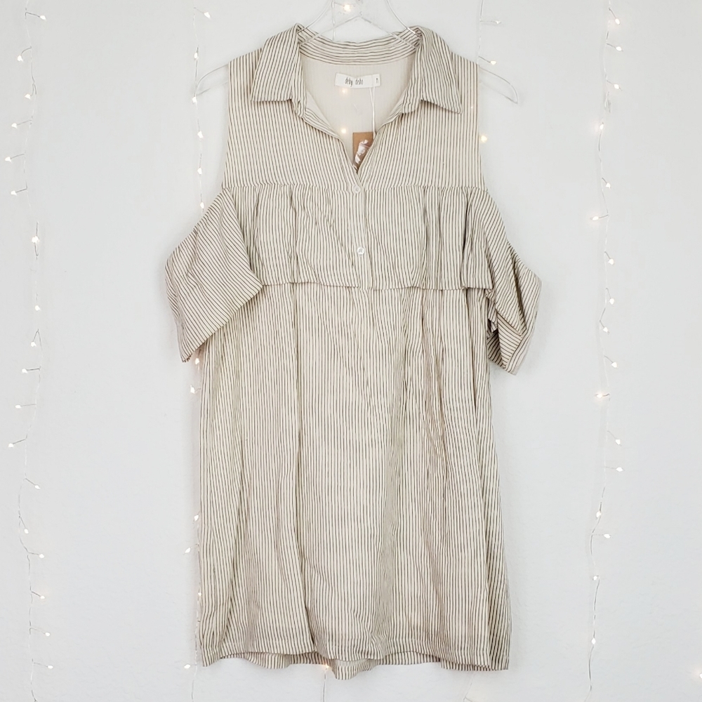 Deby Debo Jinnete Cotton Off The Shoulder Dress M